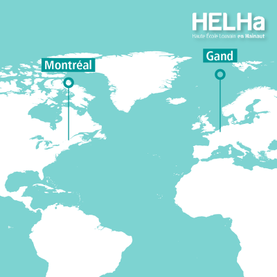 Collaboration de la HELHa La Louvière avec l’ITHQ de Montréal