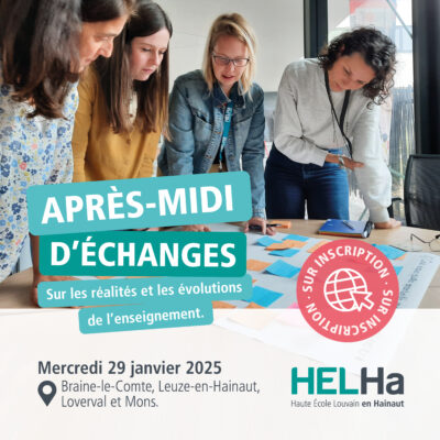 Après-midi d’échanges sur les réalités et évolutions de l’enseignement : Rendez-vous le mercredi 29 janvier !